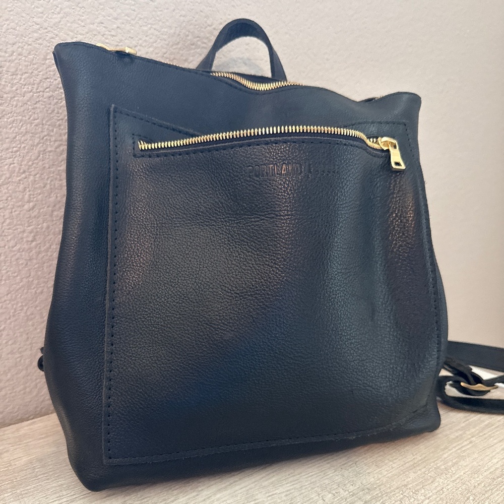 Portland Leather Tote Backpack Classic